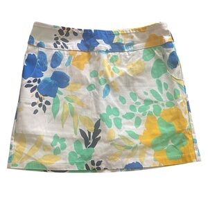 Zac & Rachel Colorful Floral Mini Skirt Size:8